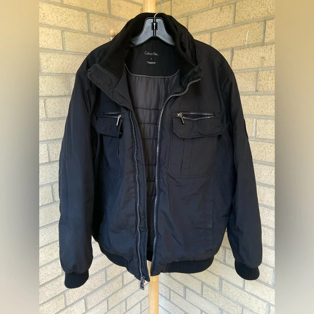 Calvin Klein Water Resistant Wind Protection Heavy Duty Utility Jacket Work Coat